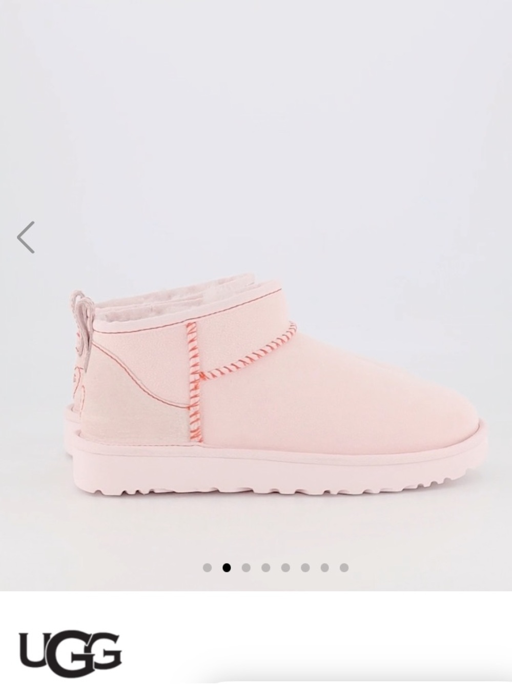 🔥 UGG. Mother’s Day Pink Short Suede Ankle Booties - Picture 7 of 14